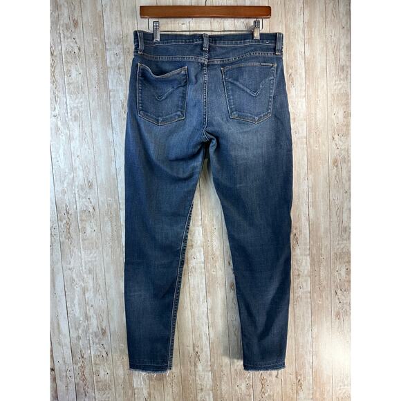 Hudson Krista Ankle Jeans Womens 30 Mid Wash Faded Blue Stretch Premium Denim - Picture 2 of 7